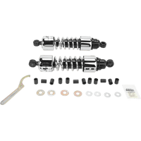 PROGRESSIVE SUSPENSION Shocks 412 Cruiser Series Chrome 12.5" Heavy Duty 4124206C