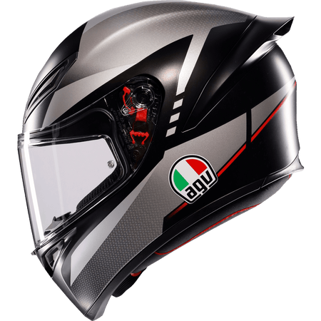 AGV K1 S Helmet Lap Matte Black/Gray/Red 2XL 2118394003034XXL