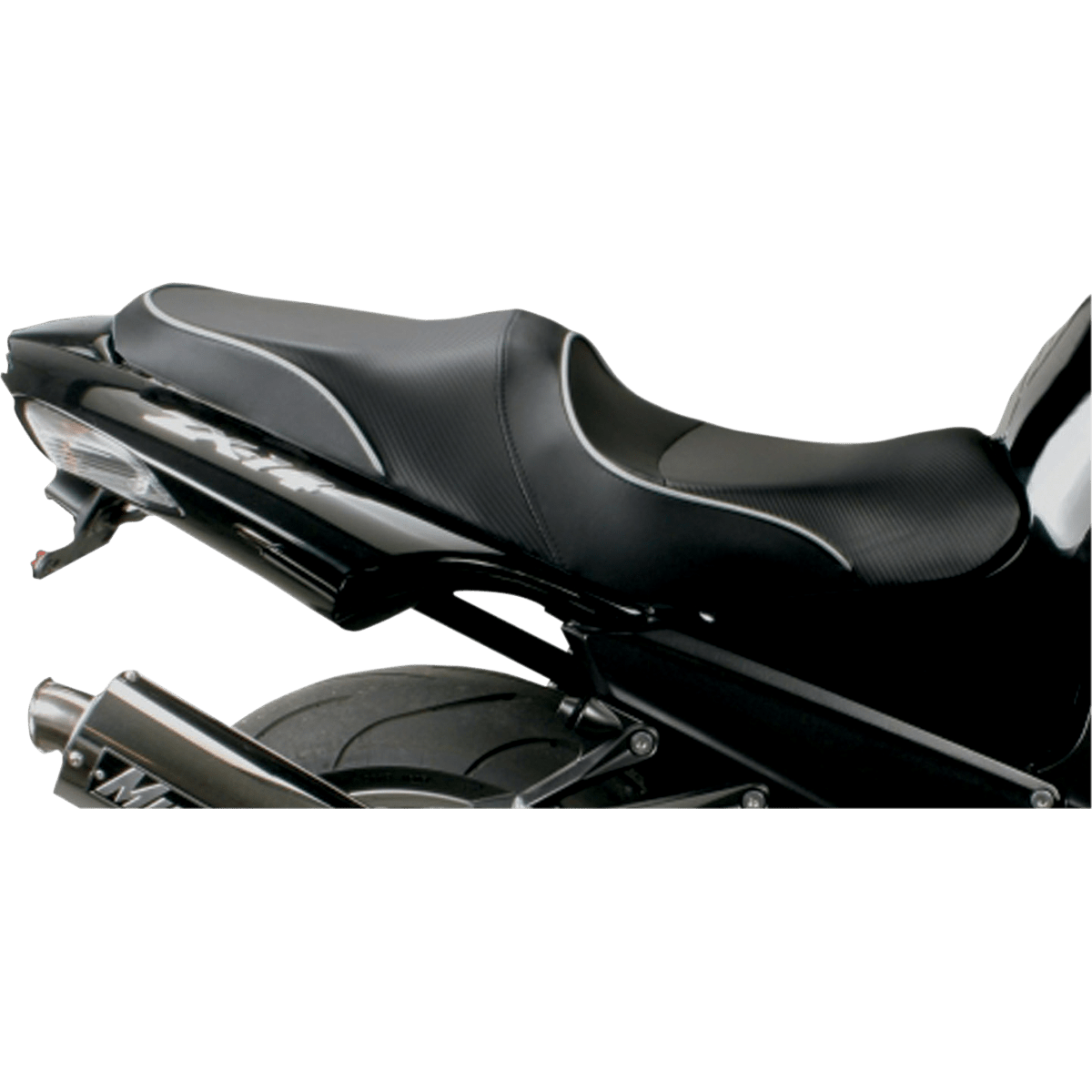 SARGENT World Sport™ Performance Seat Black Carbon FX Regular ZX-14 '06-'22 WS59819