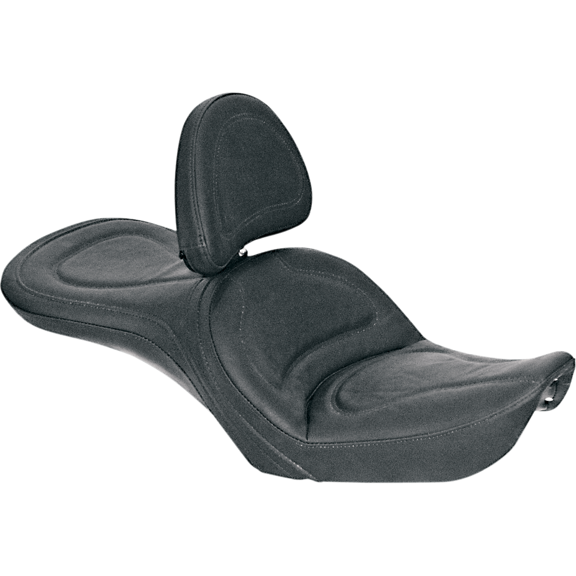 SADDLEMEN Seat Explorer™ With Backrest Stitched Black FXDWG 83G52JS