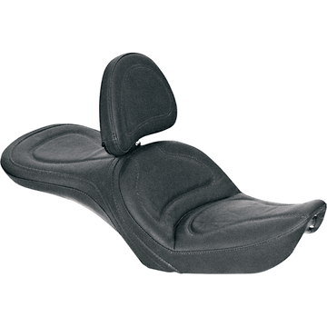 SADDLEMEN Seat Explorer™ With Backrest Stitched Black FXDWG 83G52JS