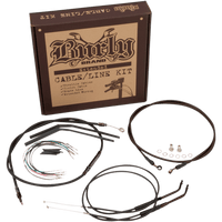 BURLY BRAND Control Kit 14" Ape Hanger Handlebars ABS B301124