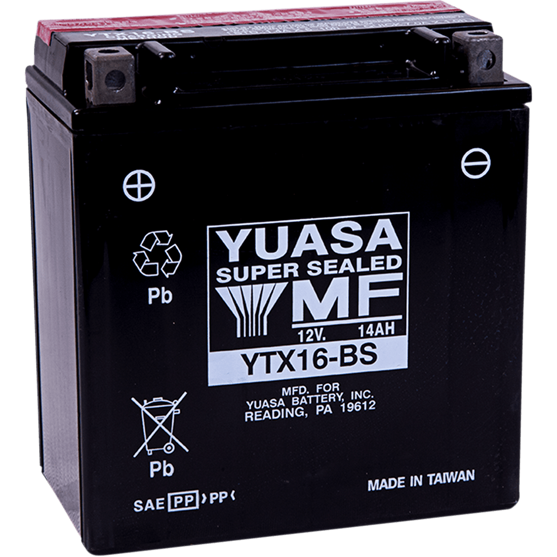 YUASA AGM Battery YTX16-BS .78 L