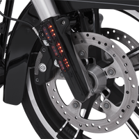 CIRO Forkini Lower Leg Covers Gloss Black With LEDs 43003