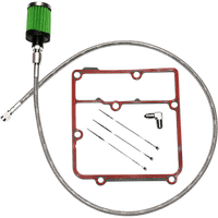 FEULING OIL PUMP CORP. Oil Tank Breather Kit Stainless '99-'05 3070