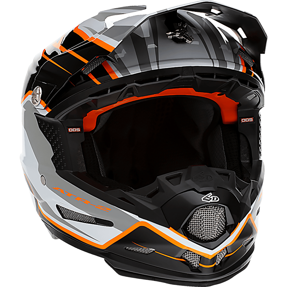 6D HELMETS ATR-2 Helmet Phase White/Orange Small 122825