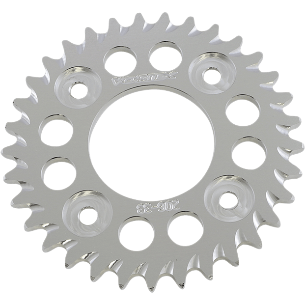 VORTEX Aluminum Sprocket Silver Rear 33 Tooth