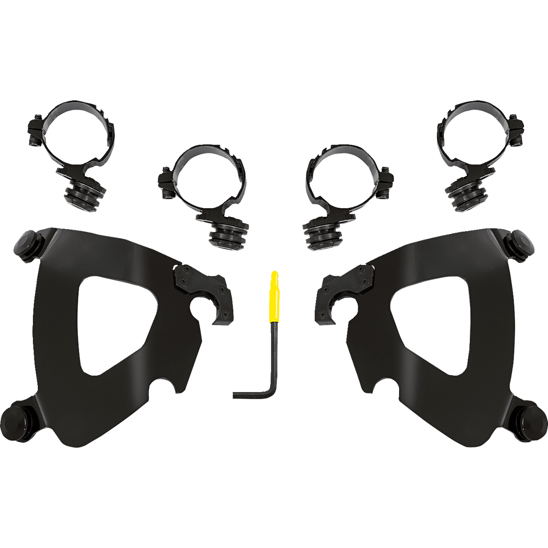 MEMPHIS SHADES Gauntlet Mounting Kit Black Honda MEB2068