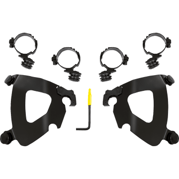 MEMPHIS SHADES Gauntlet Mounting Kit Black Honda MEB2068