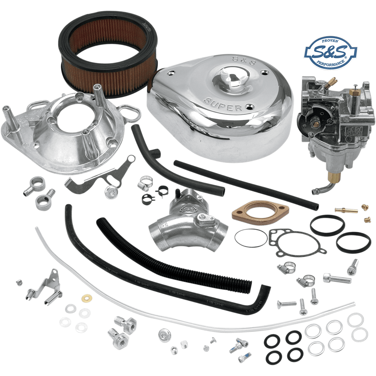 S&S CYCLE Super G Carburetor Kit Evolution Big Twin 110434