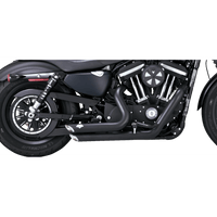 VANCE & HINES Shortshots Staggered Exhaust System Black 47329