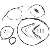 BURLY BRAND Handlebar Cable and Brake Line Kit Extended Sportsters 16" Ape Hanger Handlebars ABS B301231