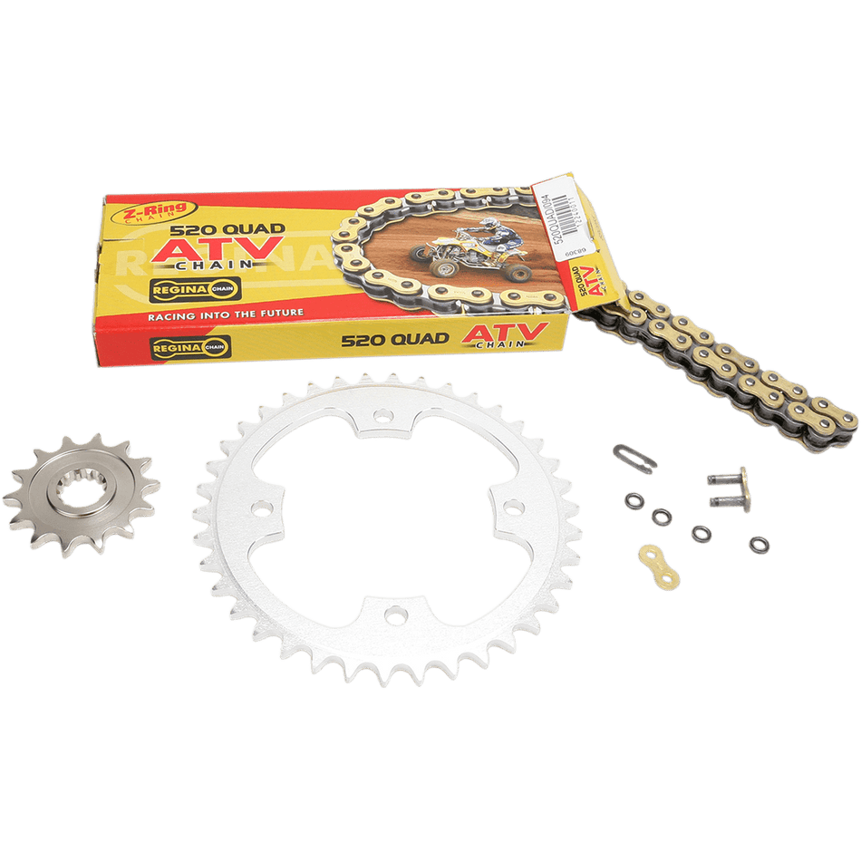 REGINA Chain and Sprocket Kit Kawasaki KFX 450R '08-'14 5QUAD/094KKA019