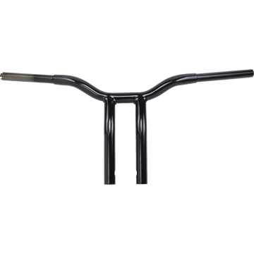 LA CHOPPERS Handlebar Kage Fighter One Piece Bent 12" Black LA733812B