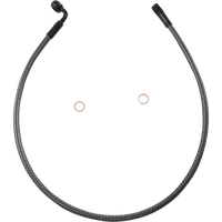 MAGNUM SHIELDING Brake Line Front 10 mm 90° 28" KARBONFIBR AS77228