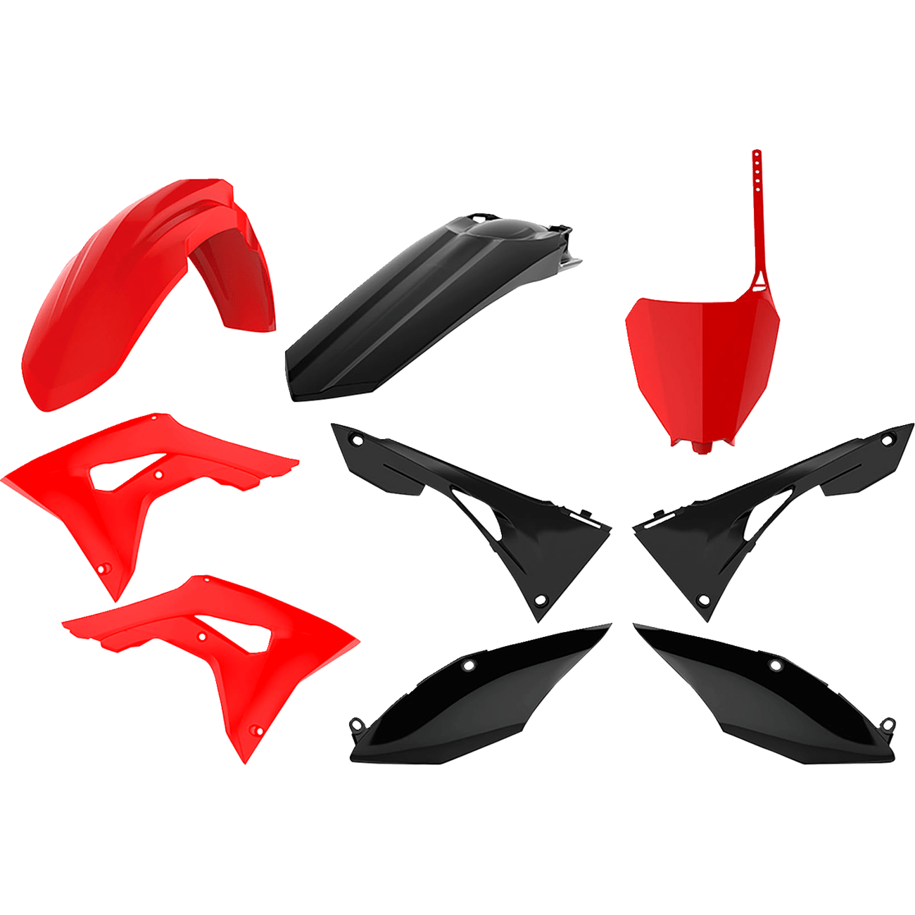 POLISPORT Body Kit Complete Red/Black CRF 250R/450R 90833