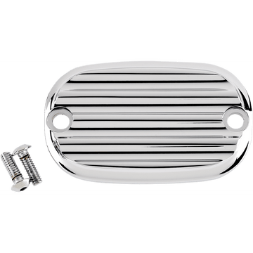 JOKER MACHINE Master Cylinder Cover Finned Chrome