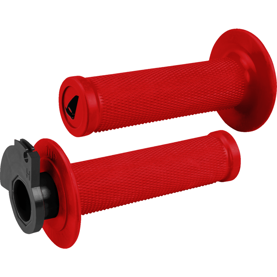 UFO Grips Lock-On Red