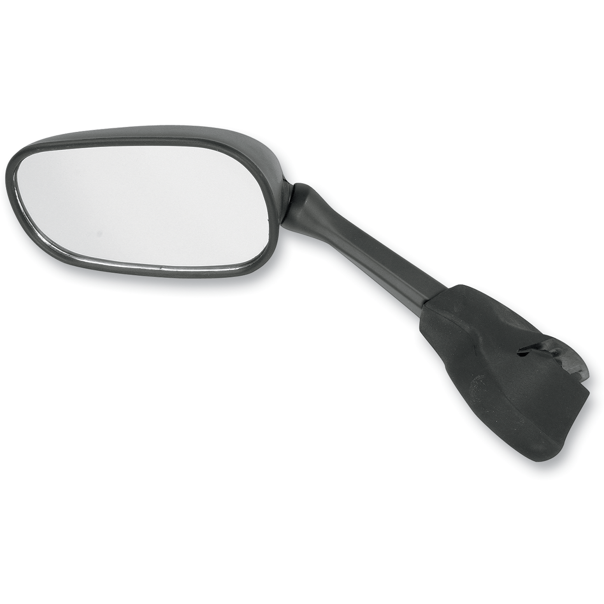 EMGO Mirror Side View Rectangle Black Left