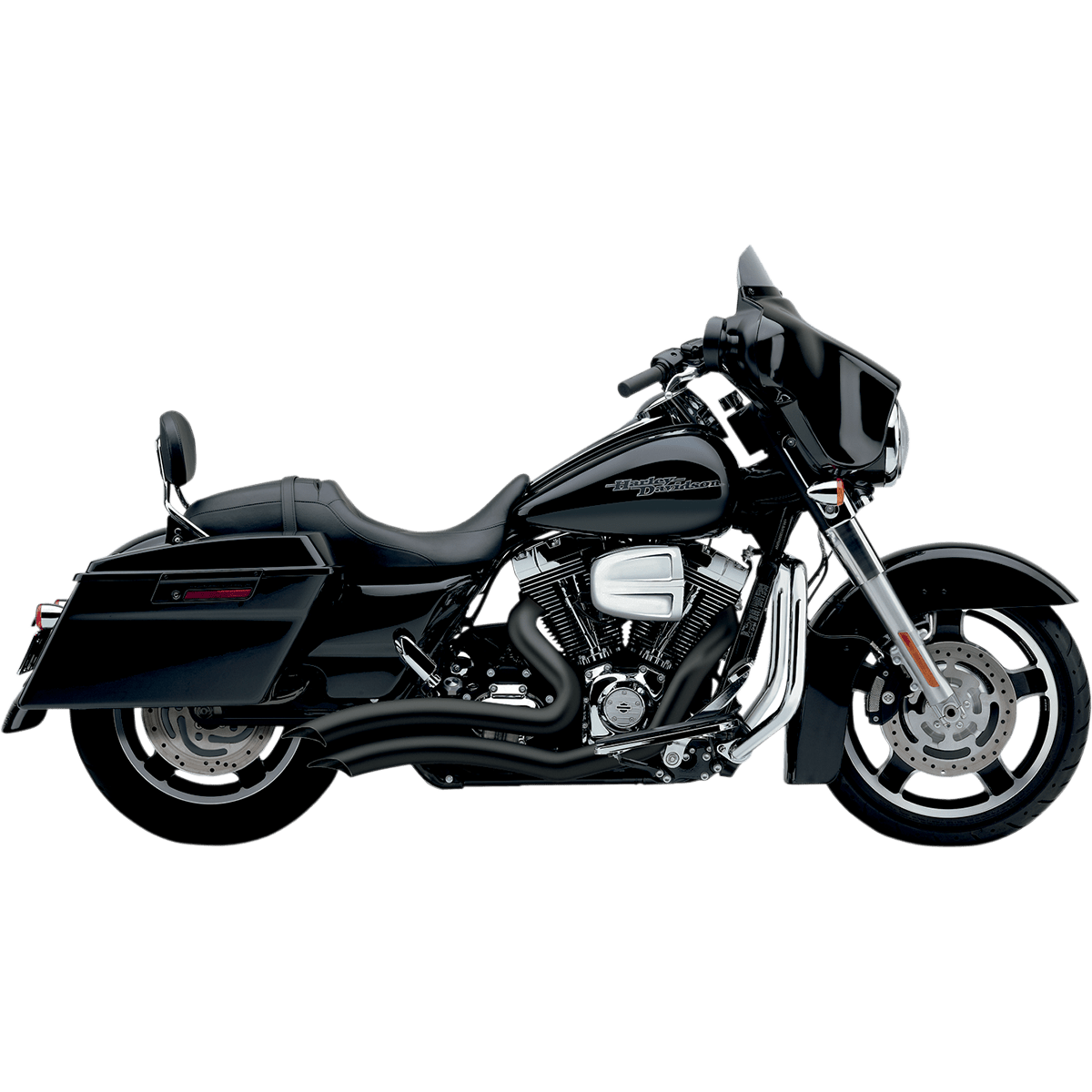 COBRA Speedster Swept Short Exhaust Black '10-'16 FL 6230B