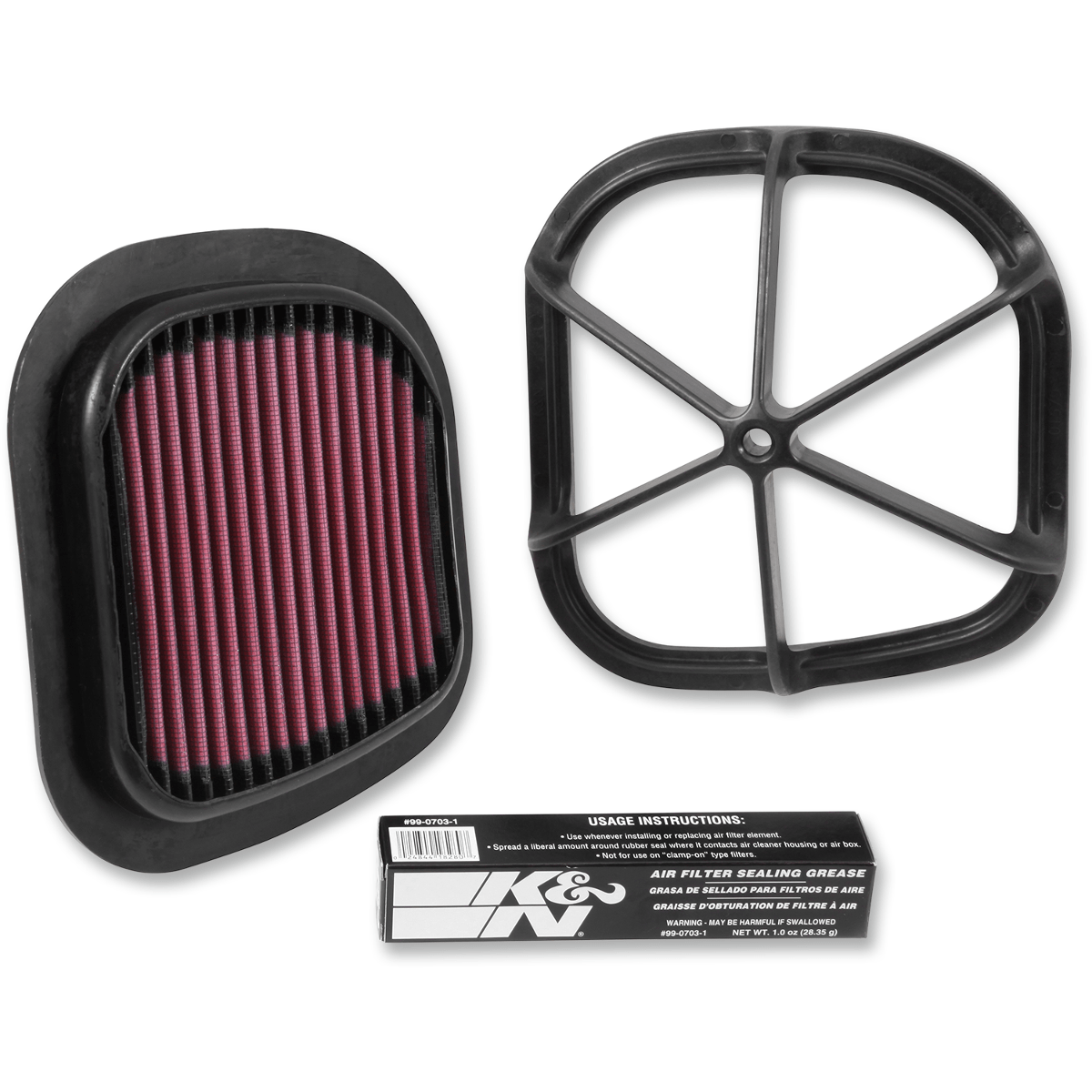 K & N Xstream Series Motocross High-Flow Air Filter Husqvarna/KTM KT4511XD