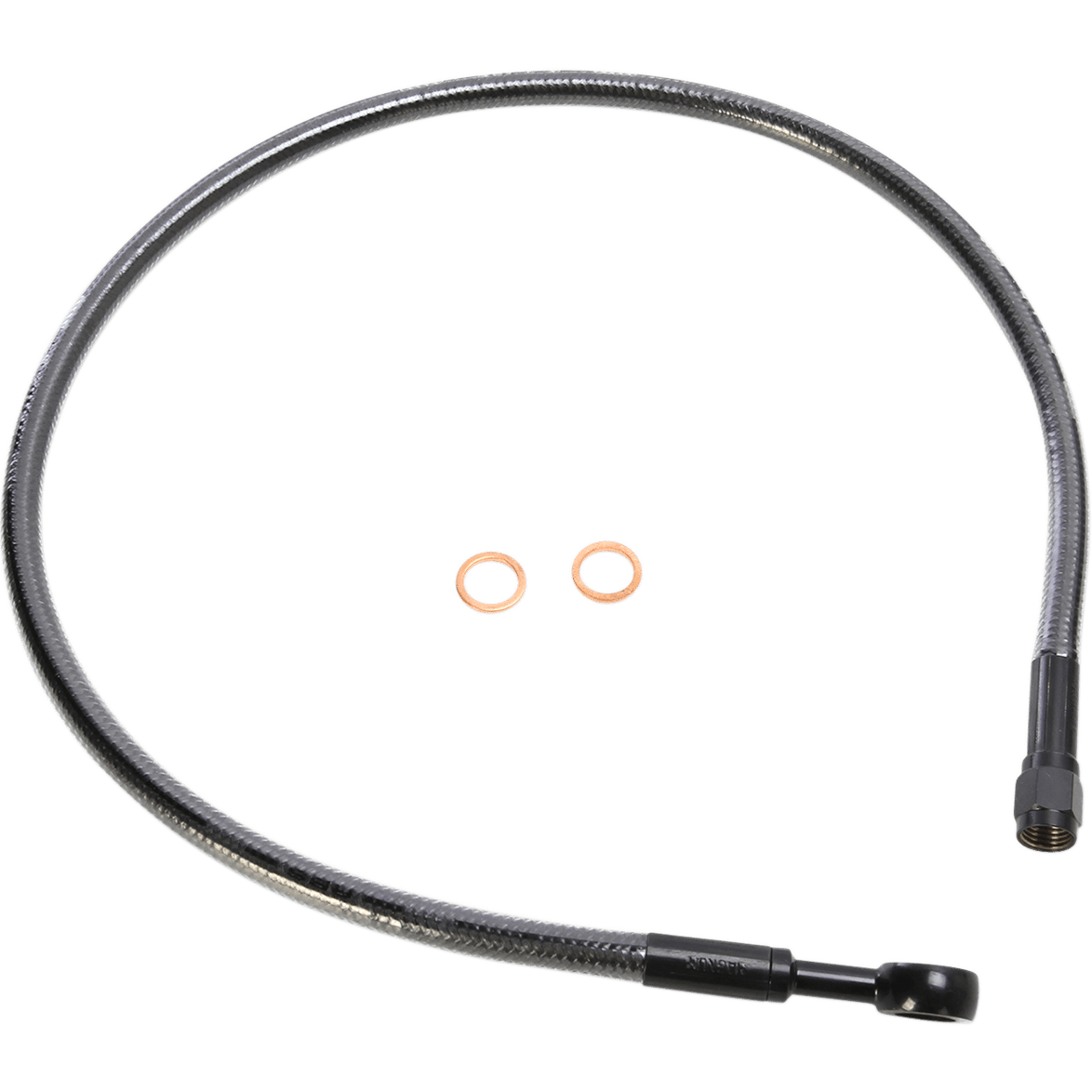 MAGNUM SHIELDING Brake Line 10 mm-Straight 25" Black Pearl AS47625