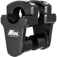 ROX SPEED FX Risers Pivoting 2" Oversized Handlebars Black