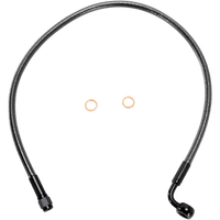 MAGNUM SHIELDING Brake Line 10 mm-90° 24" Black Pearl AS47224