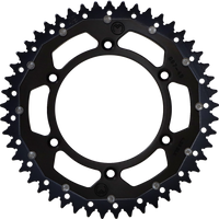 MOOSE RACING Dual Sprocket Black 49 Tooth