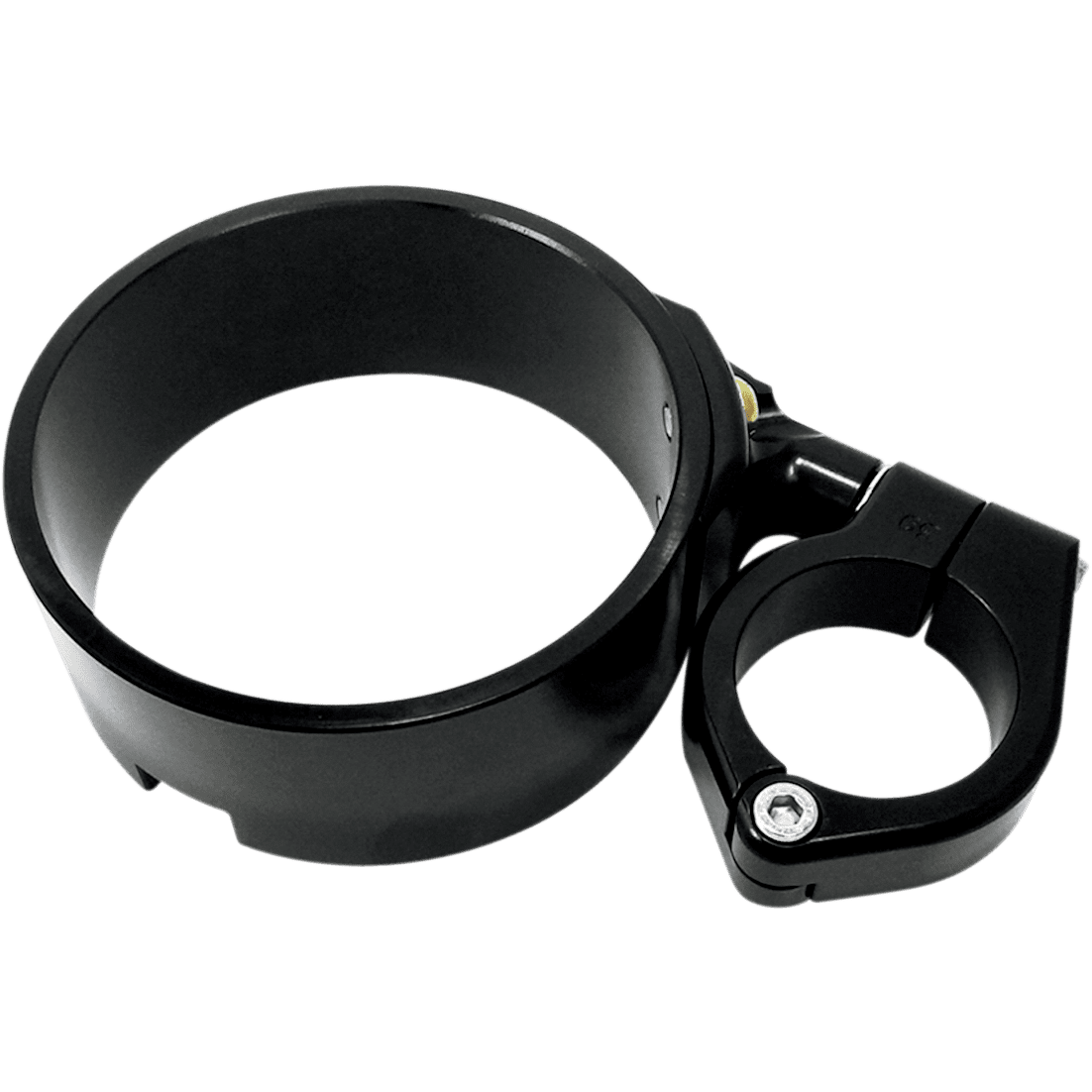 JOKER MACHINE Speedometer Ring with Swivel Clamp Black Anodized For 39 mm Fork Tube