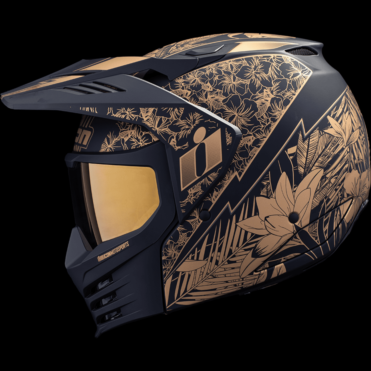 ICON Elsinore™ Helmet Kaonohi Black Medium