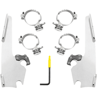 MEMPHIS SHADES Batwing Mounting Kit Polished FXLR MEK2036