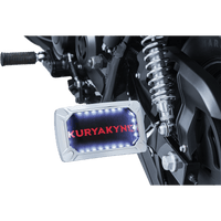 KURYAKYN License Plate Holder Horizontal Chrome KUR3192