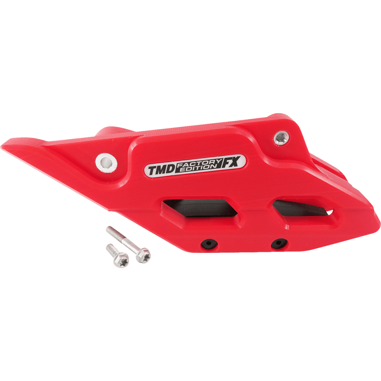 T.M. DESIGNWORKS Factory Edition Chain Guide With Replacement Wear Pad Red RCGKT5RD