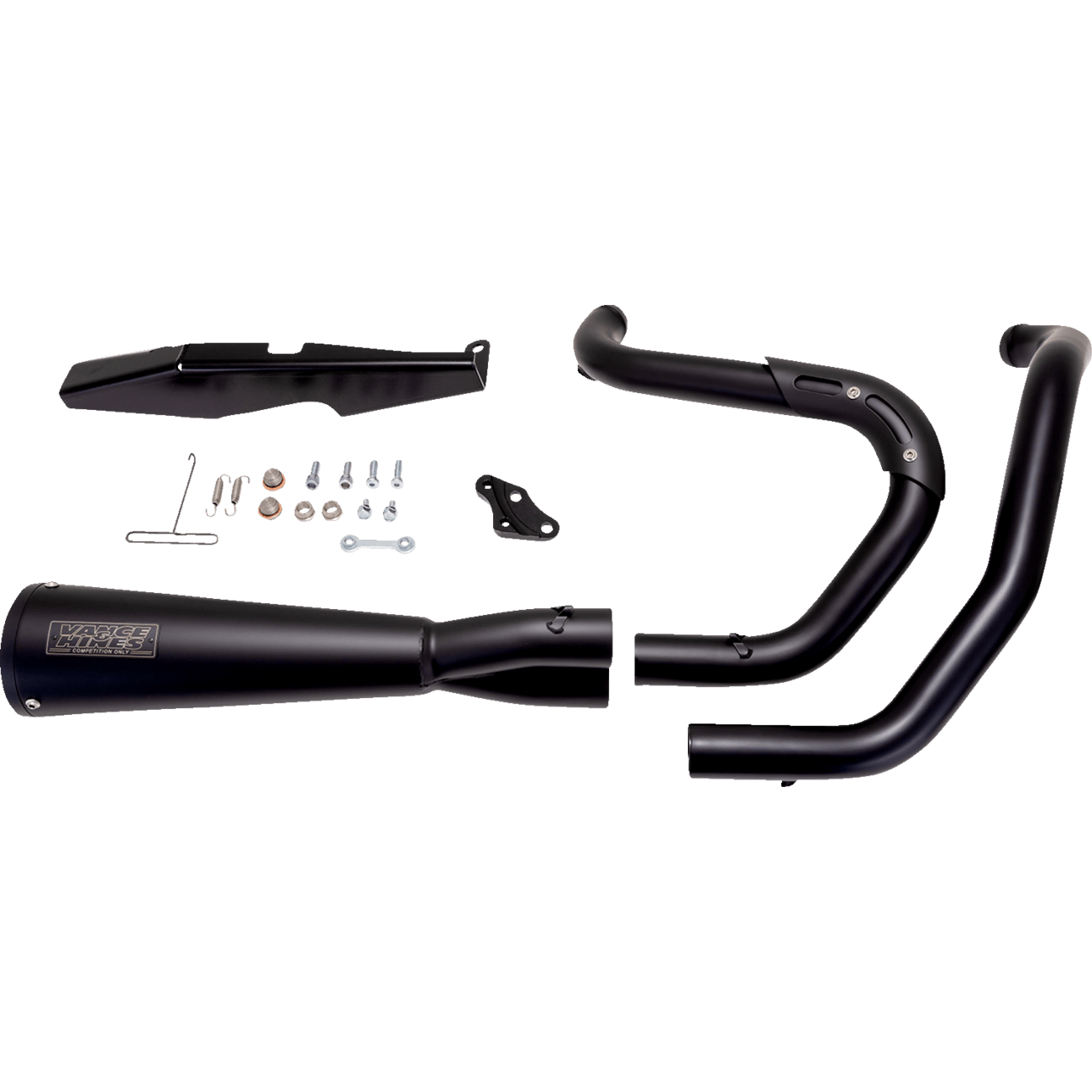 VANCE & HINES 2-into-1 Upsweep PCX™ Exhaust System Stainless Steel Black 47328