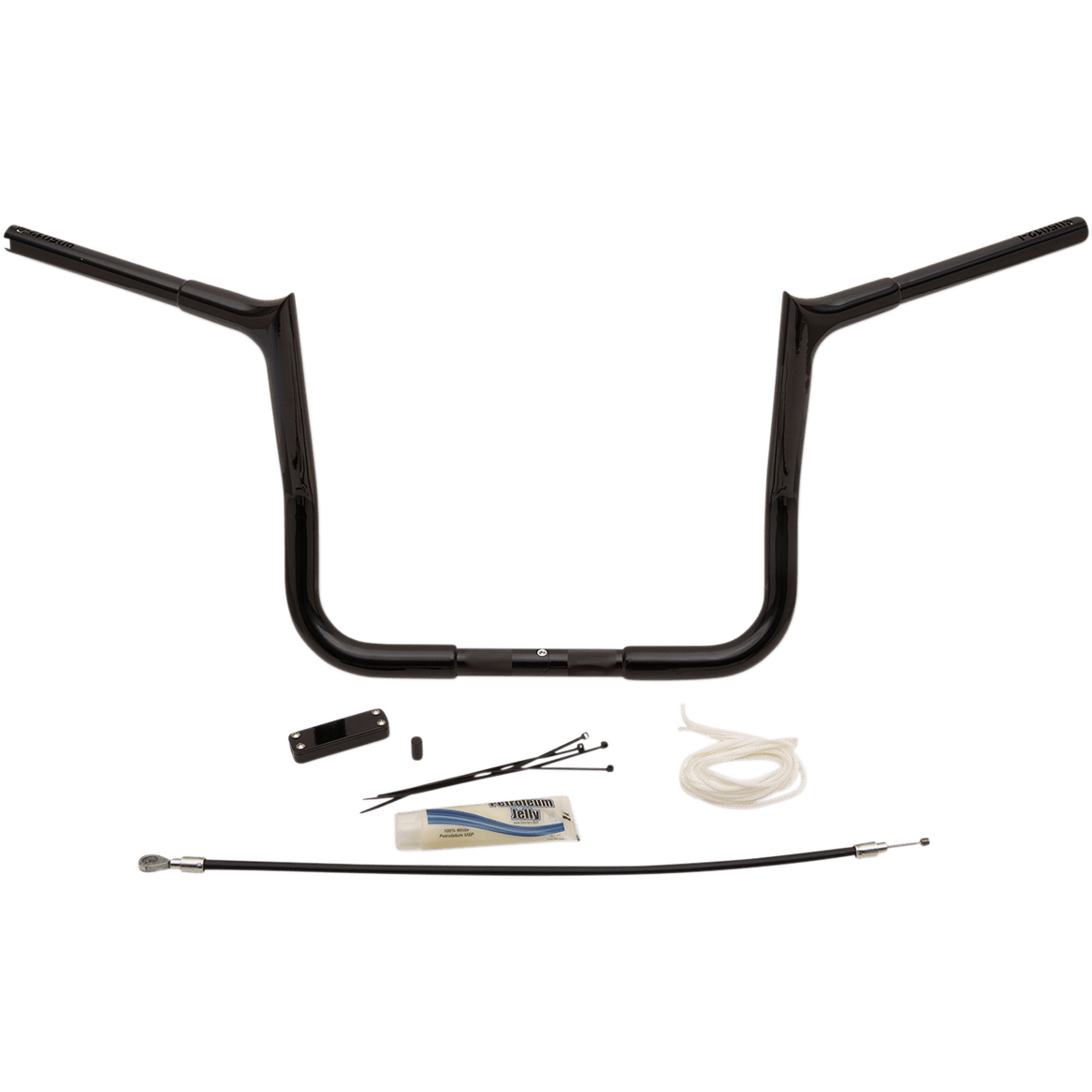 FAT BAGGERS INC. Handlebar Kit Pointed Top 12" Black 909112B