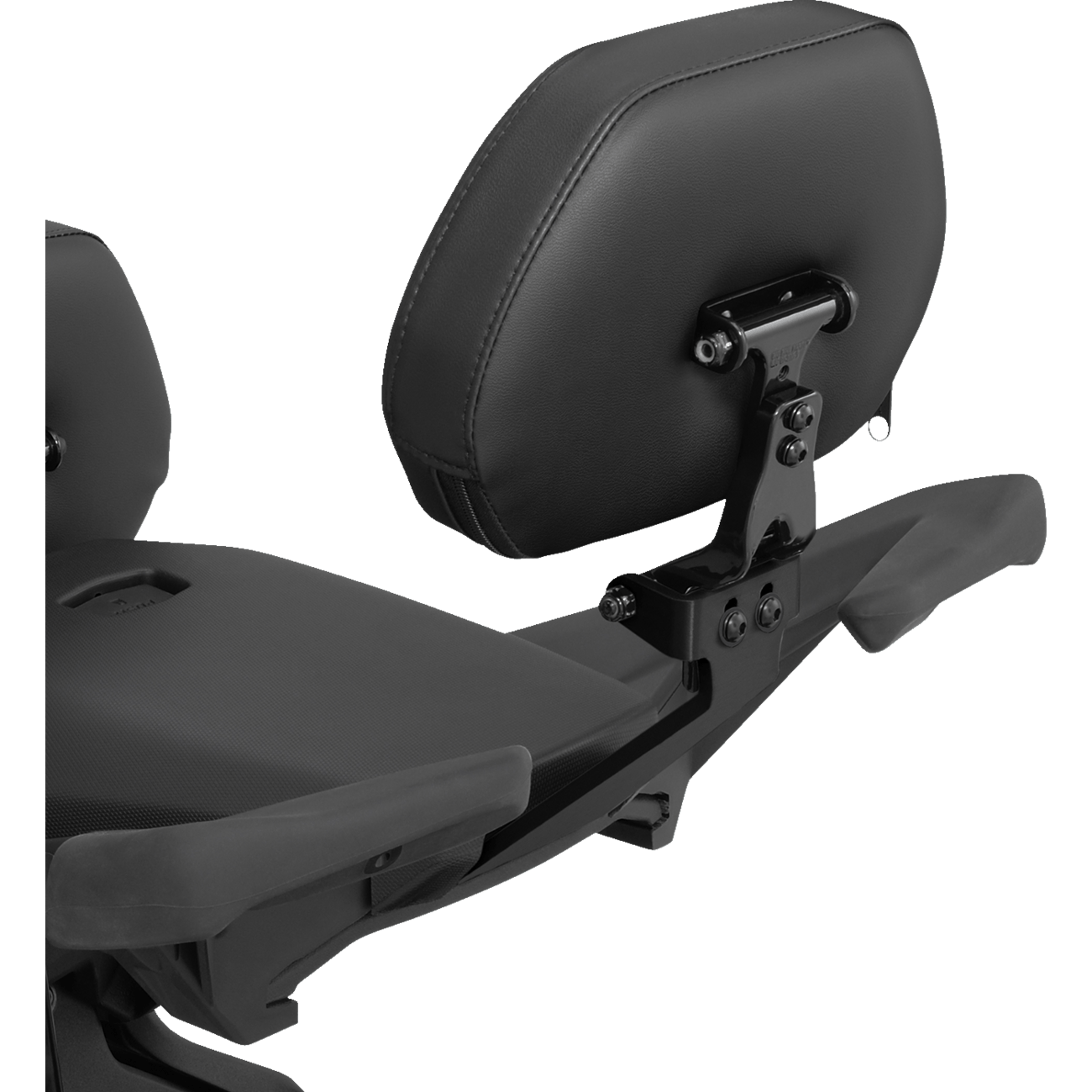 SHOW CHROME Passenger Backrest Smooth Black Ryker '20-'22 41420