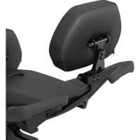 SHOW CHROME Passenger Backrest Smooth Black Ryker '20-'22 41420