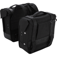 BURLY BRAND Throw-Over Saddlebag Black B151002B