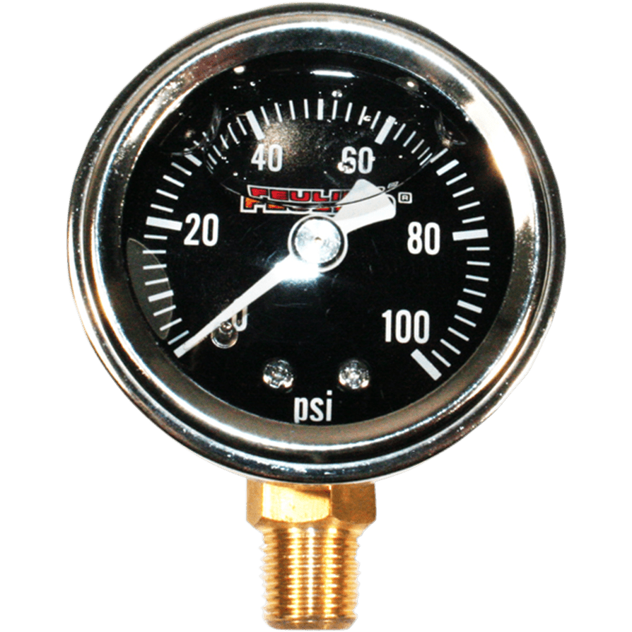 FEULING OIL PUMP CORP. Oil Pressure Gauge 1.5" Dial Bottom Port Black Face