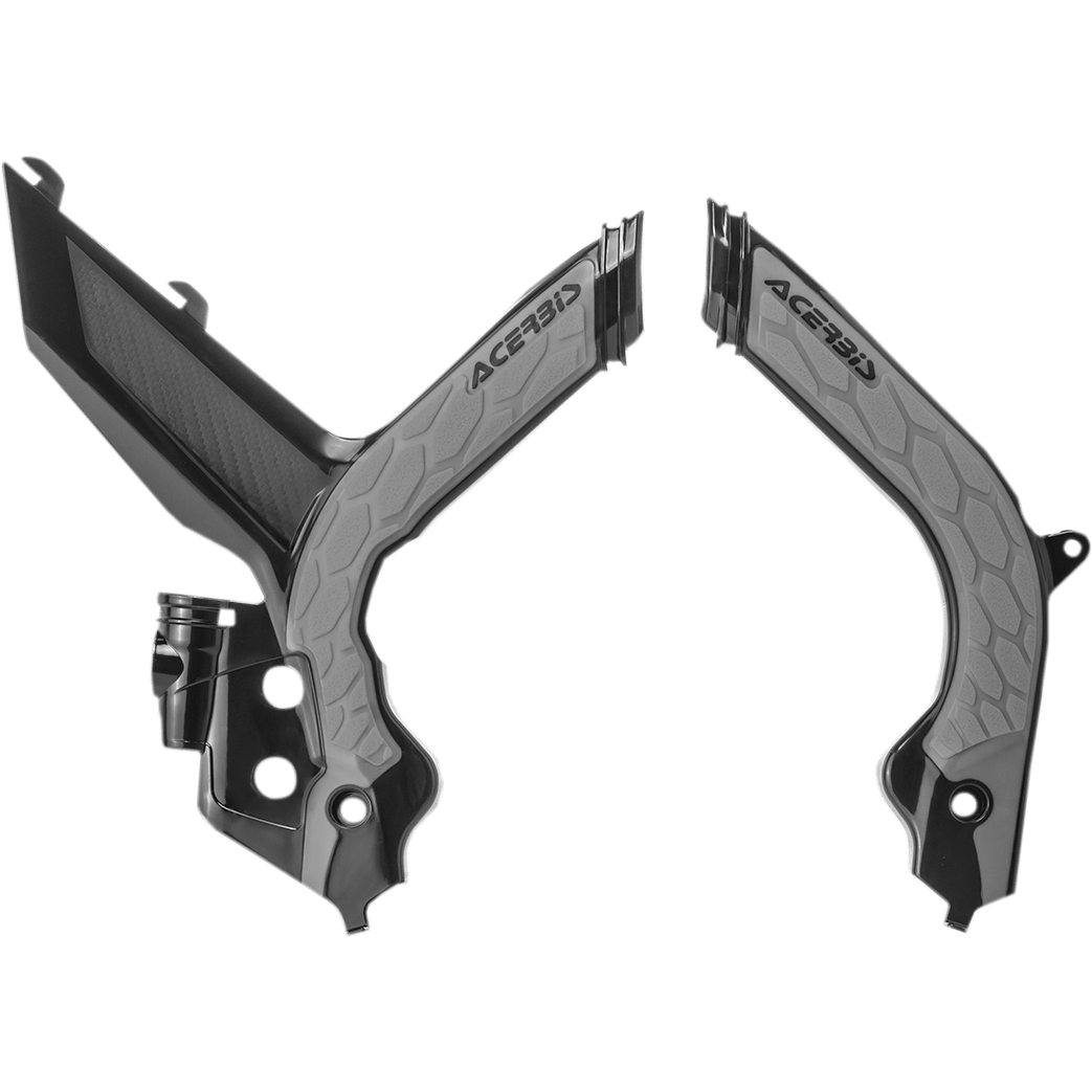 ACERBIS X-Grip Frame Guards Black/Silver KTM