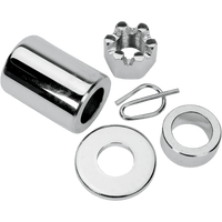 COLONY Axle Spacer Rear Chrome Kit 00-05 Dyna