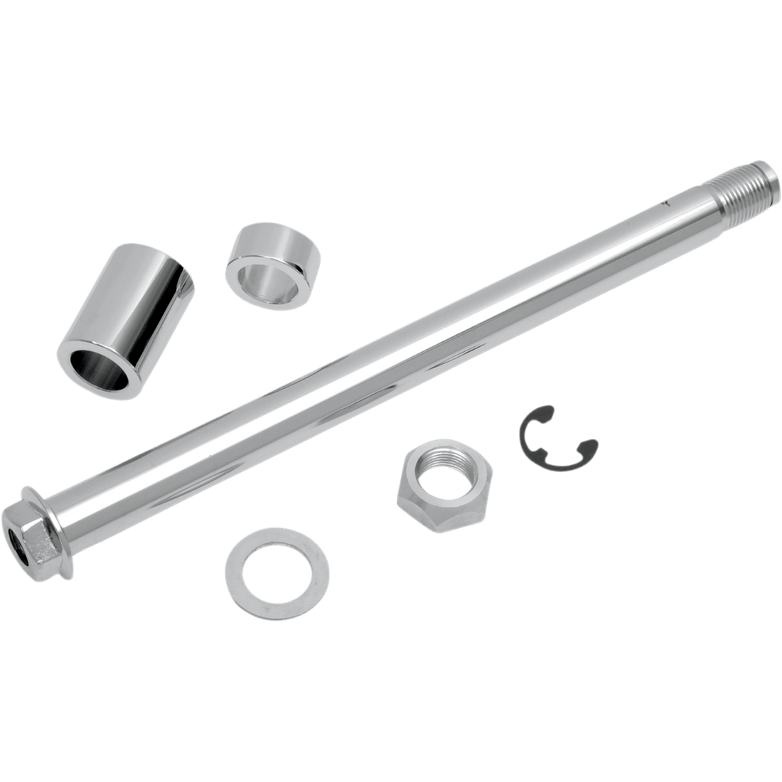 DRAG SPECIALTIES Axle Kit Rear Chrome '08-'17 FXD