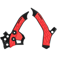 ACERBIS X-Grip Frame Guards Black/Red CRF 250L