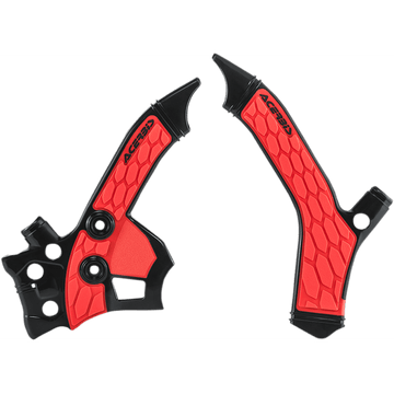 ACERBIS X-Grip Frame Guards Black/Red CRF 250L