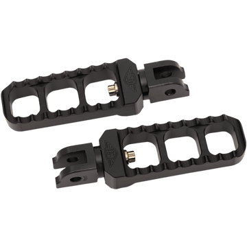 JOKER MACHINE Serrated Footpegs Black Narrow 08616B