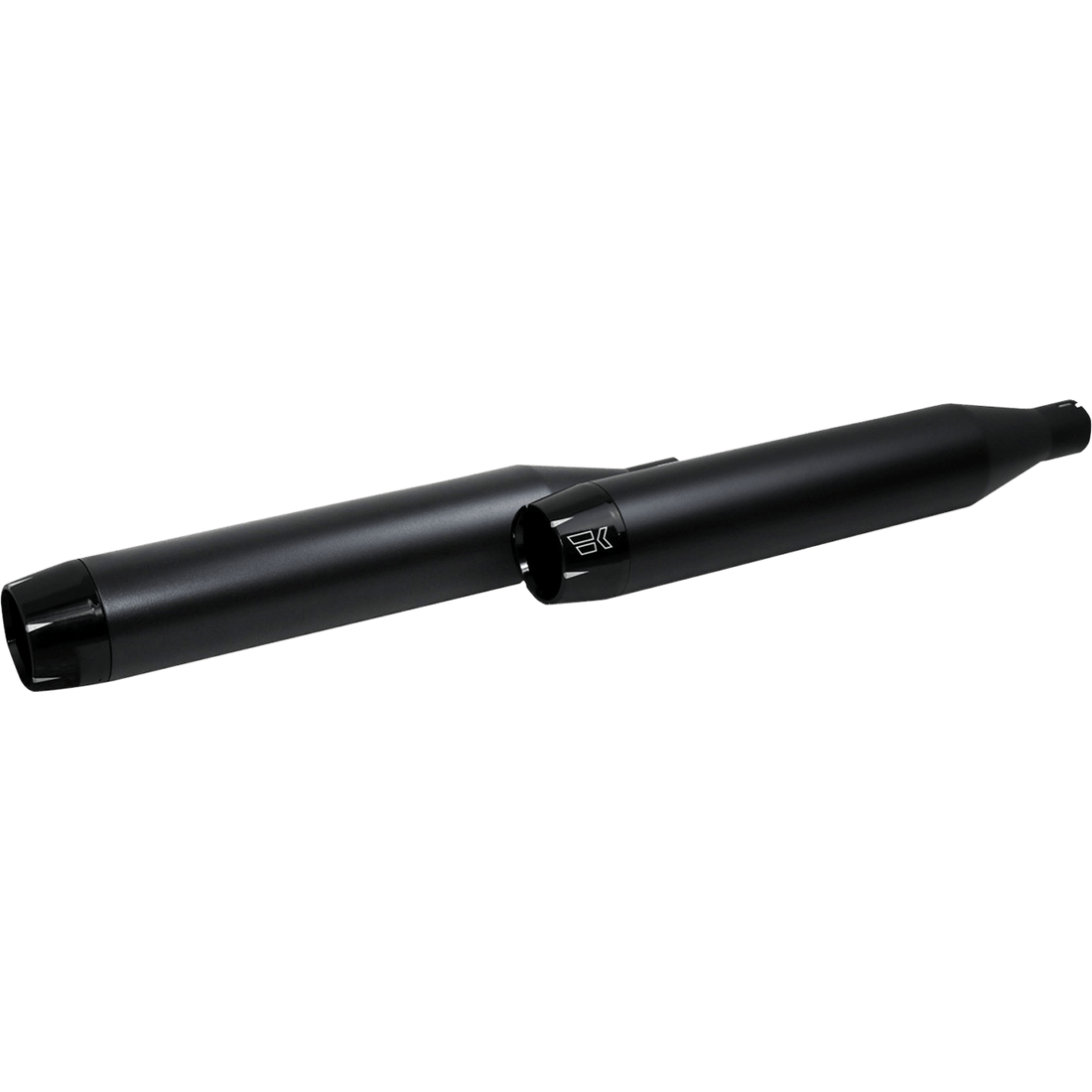 KHROME WERKS 3-1/2" Slip-On Mufflers Black 202620