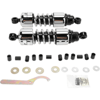 PROGRESSIVE SUSPENSION 412 Cruiser Series Shocks Chrome 11.5" Standard 4124254C