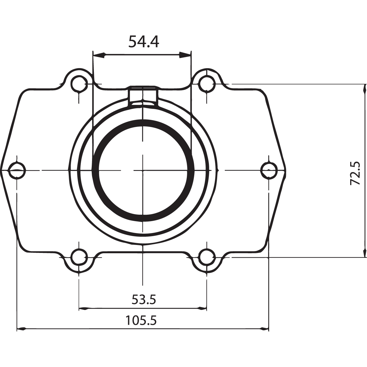 KIMPEX Carburetor Mounting Flange Arctic Cat