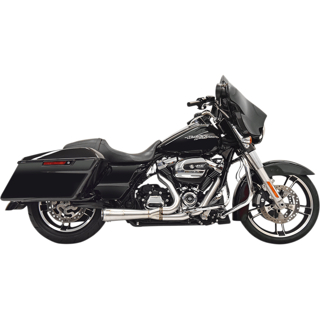 BASSANI XHAUST Short 2:1 Exhaust for FL Stainless Steel 1F42SS